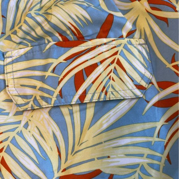 Laguna Originals Mens Swim Trunks Pull On Tropical Leaf Print Blue Size XXL NWOT - Picture 9 of 11